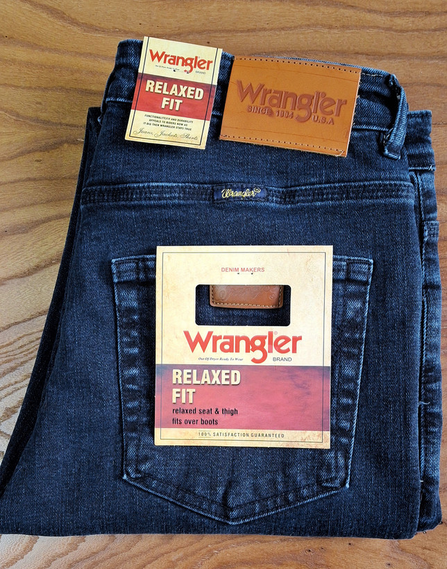 شلوار جین رنگلر wrangler حوله ای اورجینال راسته