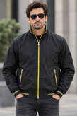 کاپشن پاییزی دو رویه مردانه Massimo Dutti | ماسیمو دوتی | مشکی و زرد